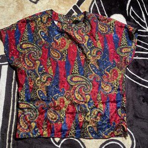 Paisley Print Women's Top